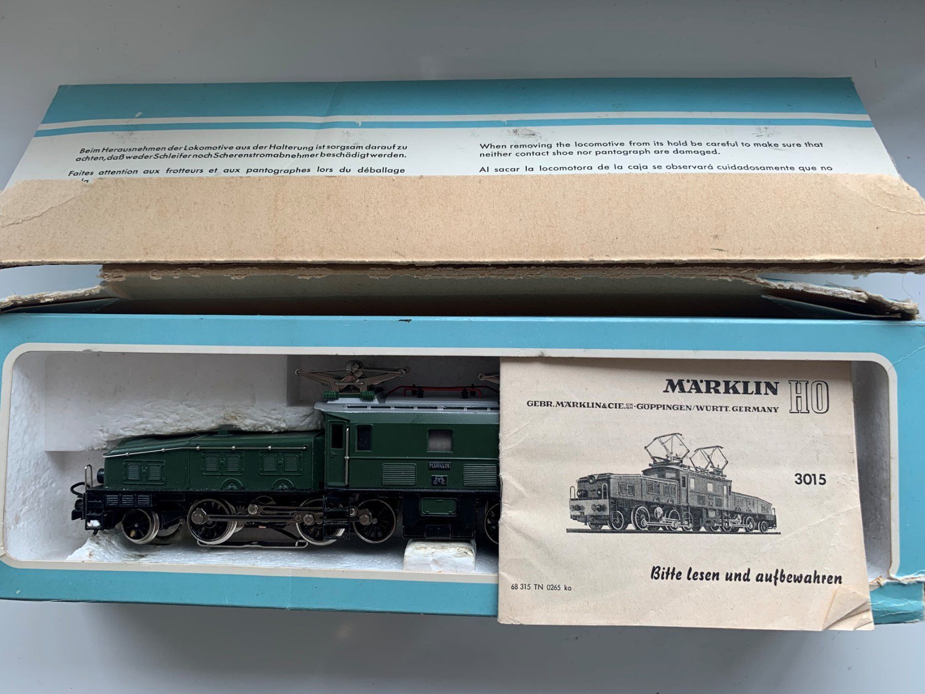 Märklin Modellini di ferrovie: Altes Märklin SBB Krokodil metall 3015 – Usato da Volketswil venduto da zwitsch33 4