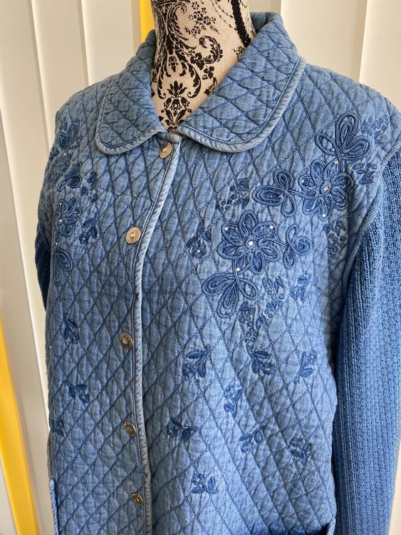 Jeans Steppjacke von Lafeipiza Jeans Couture Gr40-42 | Kaufen auf Ricardo