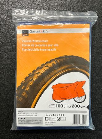 Fahrrad Wetterschutzhülle Velo Abdeckung Neu OVP 100x200cm