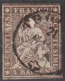 Tous les timbres: Schweiz-Strubel Nr.22G – D'occasion à uttwil par koe_z8jm