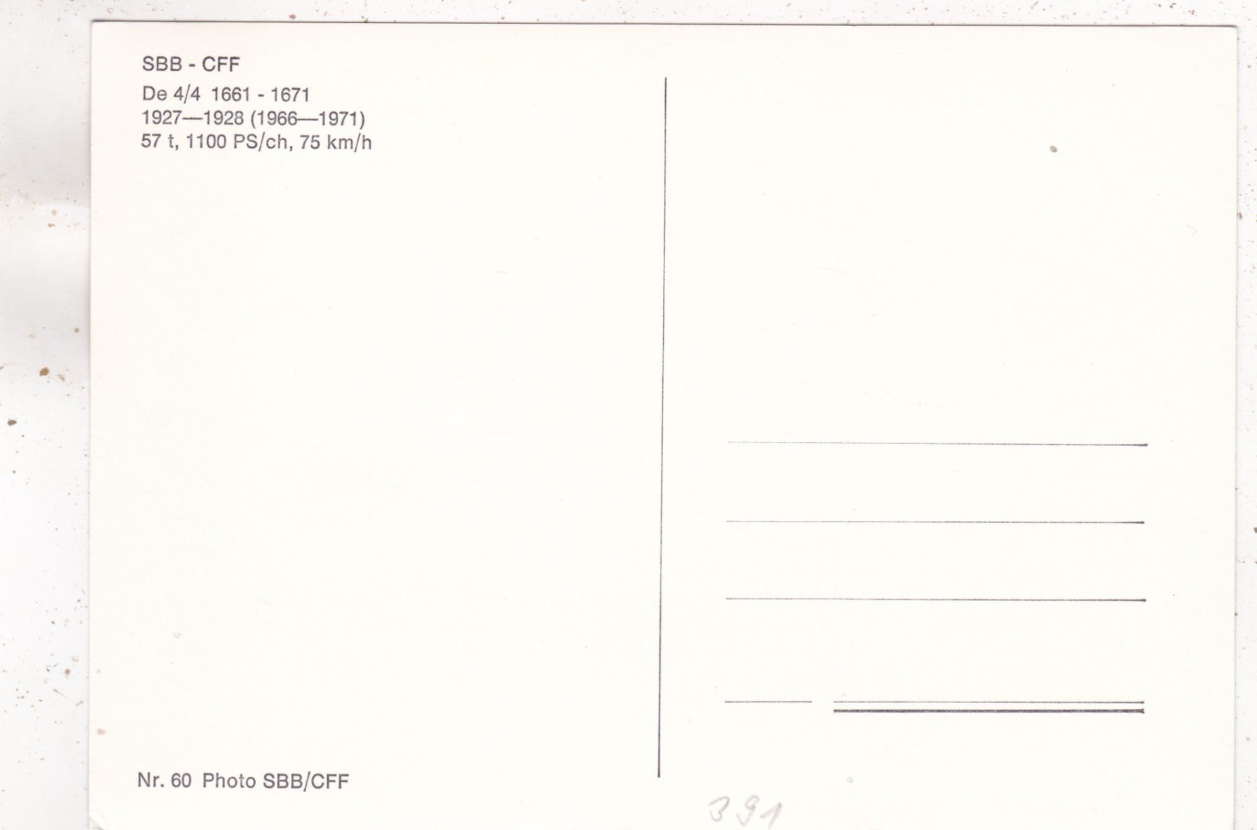 Cartoline postali: SBB De 4/4 – Usato da Herisau venduto da Lisegrat2008 1