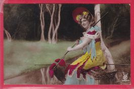 JUNGE DAME MIT HERZCHENSTOCK, 19.8.1907