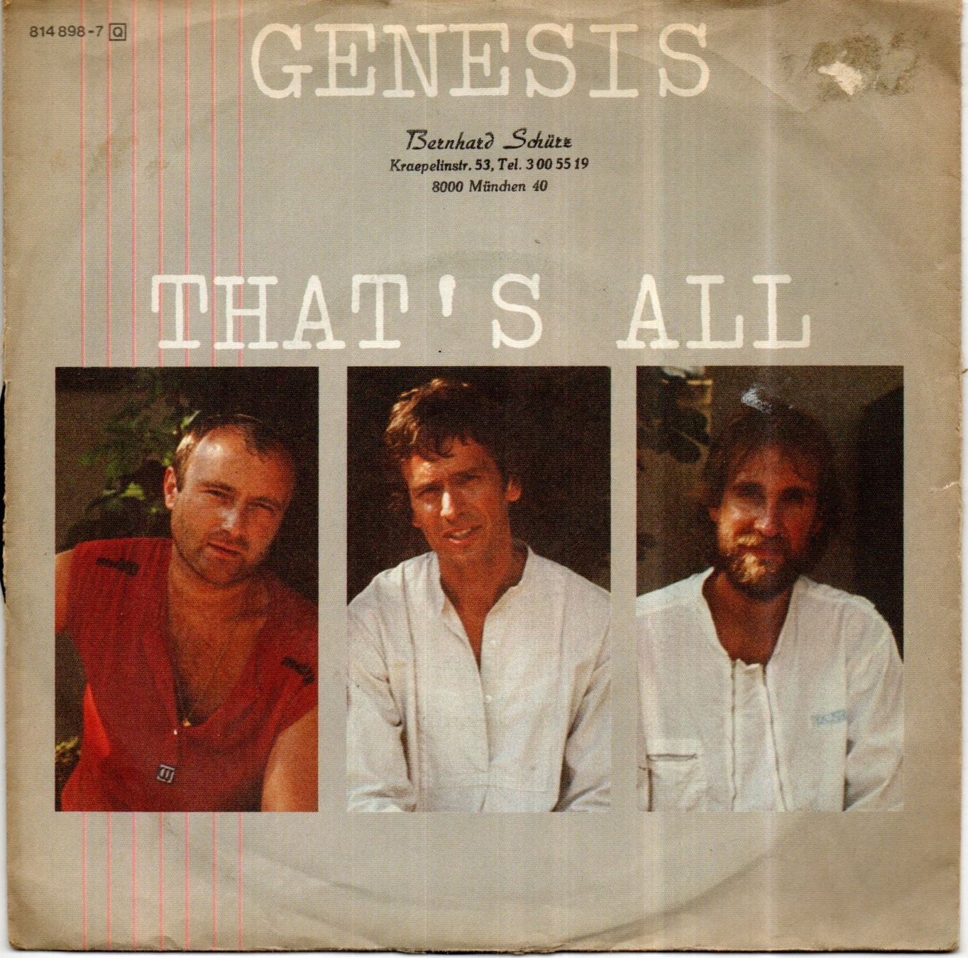 Schallplatten: GENESIS - THAT'S ALL - 1983 – Gebraucht aus Greifensee von scharmant