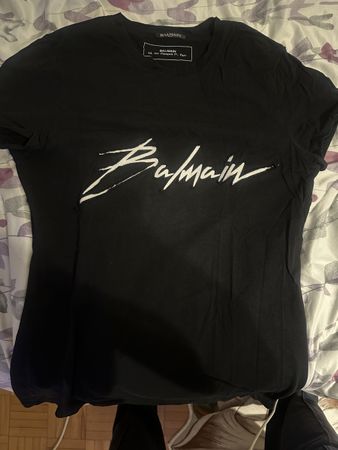 Balmain T-Shirt, Schwarz, Grösse S