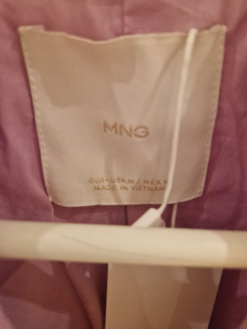 Mango Giacche: Mango Leinenblazer in Rosa - Gr. M - Neu! – Nuovo e nell'imballaggio originale da Erlinsbach SO venduto da ULIKH 5