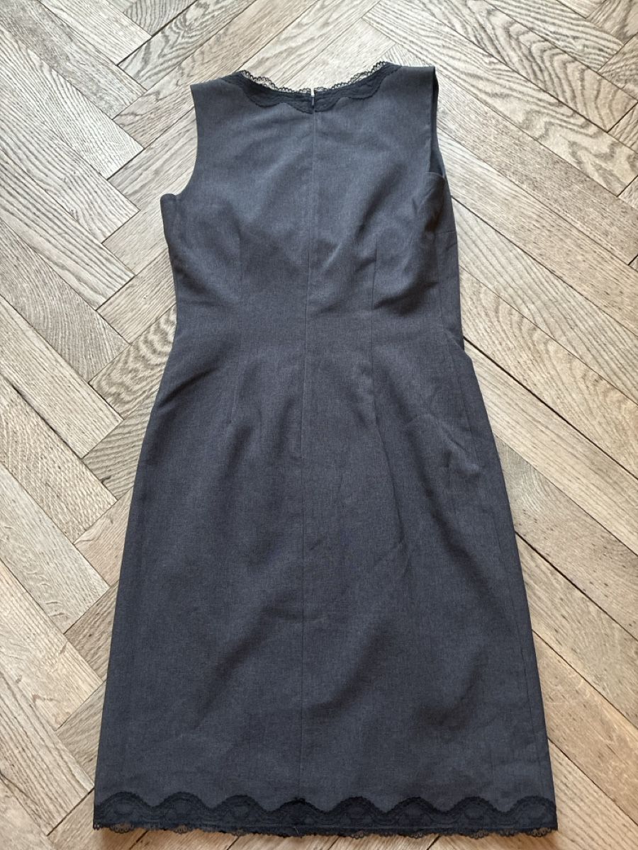 Vestiti: Helline Kleid, Gr. 34, Grau mit Spitze, Elegant! – Usato da Zürich venduto da Dsire 6