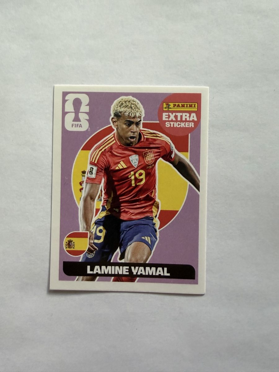 Panini Carte collezionabili: Extra Sticker Panini - LAMINE YAMAL – Nuovo e nell'imballaggio originale da Bassecourt venduto da Eagle1903