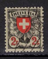 1934 Abart "verschobener Rotdruck", Nr.166z.1.09 ʘ