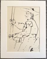 Pablo Picasso - Originale Vintage-Lithographie von 1961