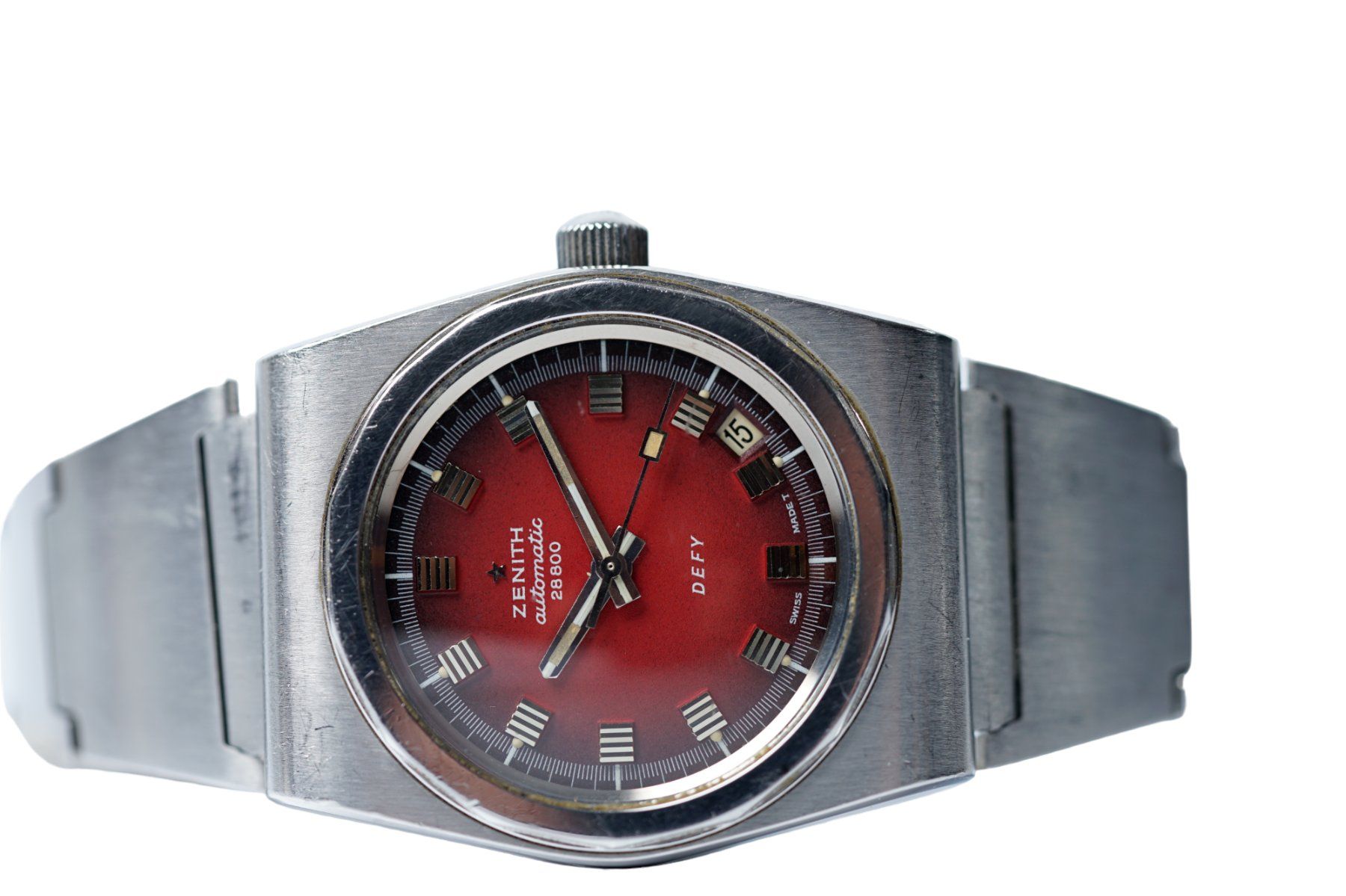 Zenith Uhren: Zenith Defy A-7682 Vintage Red Rare' – Gebraucht aus Morges von thetimebureau