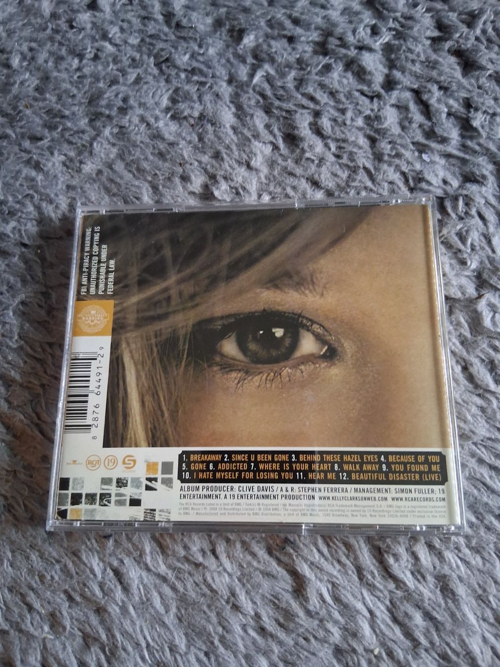 CD: KELLY CLARKSON     BREAKAWAY       CD – Usato da Wetzikon ZH venduto da Ramones01 1