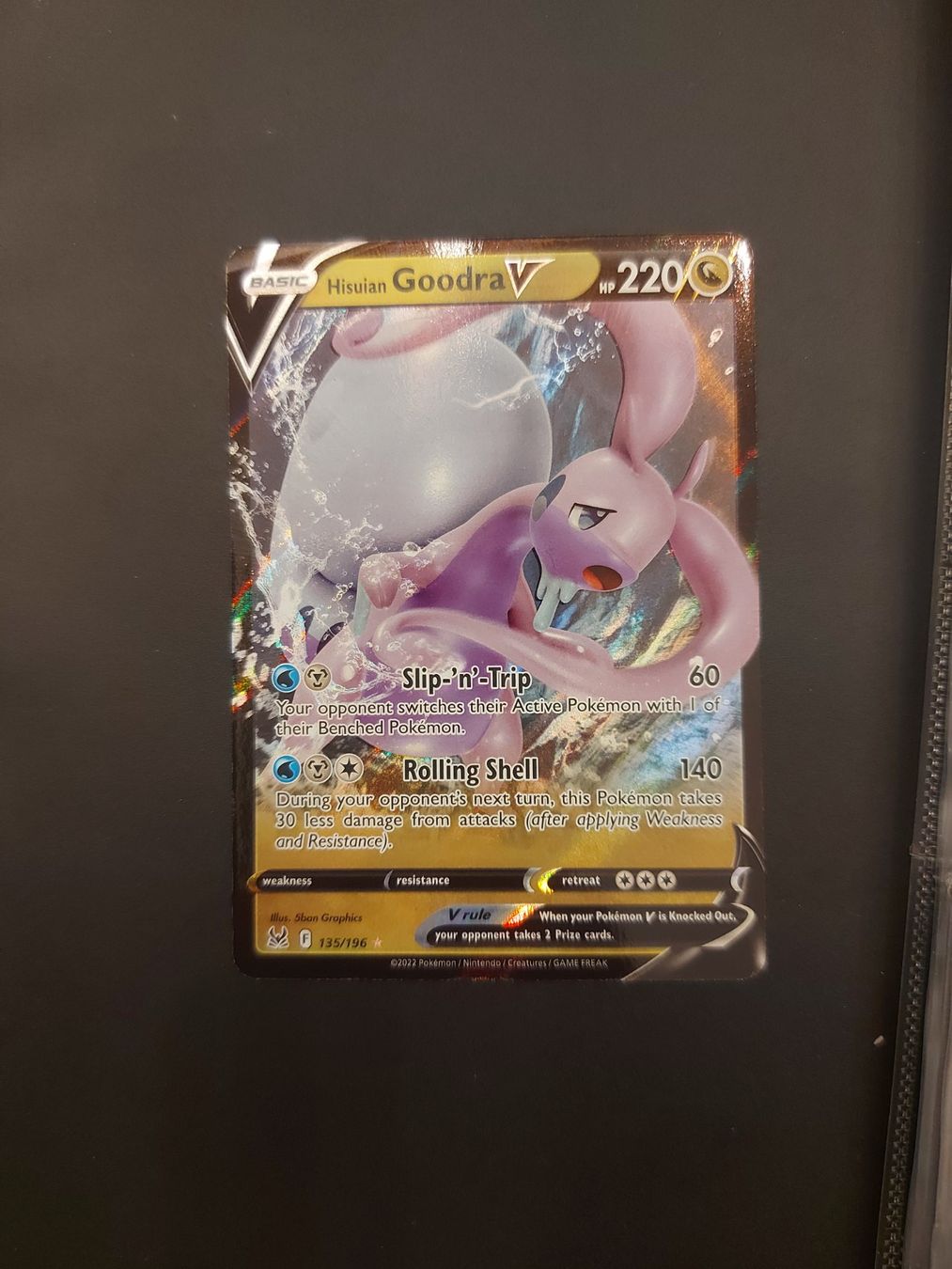 Pokémon Carte collezionabili: Hisuian Goodra V #135  Lost Origin EN – Usato da Biasca venduto da Sara_Poke123