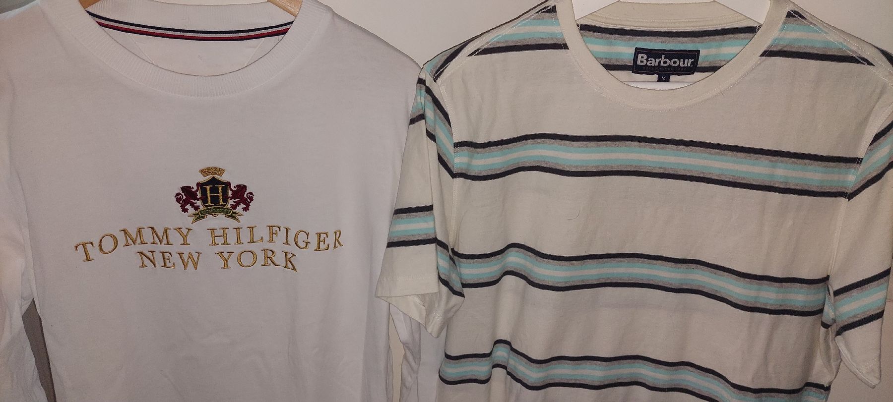 Tommy Hilfiger Lotti di vestiti: SET 4 pièces M: 3PULLOVER: 1 TOMMY HILFIGER + SHIRT BARBOUR – Usato da Orpund venduto da Biennerome 3
