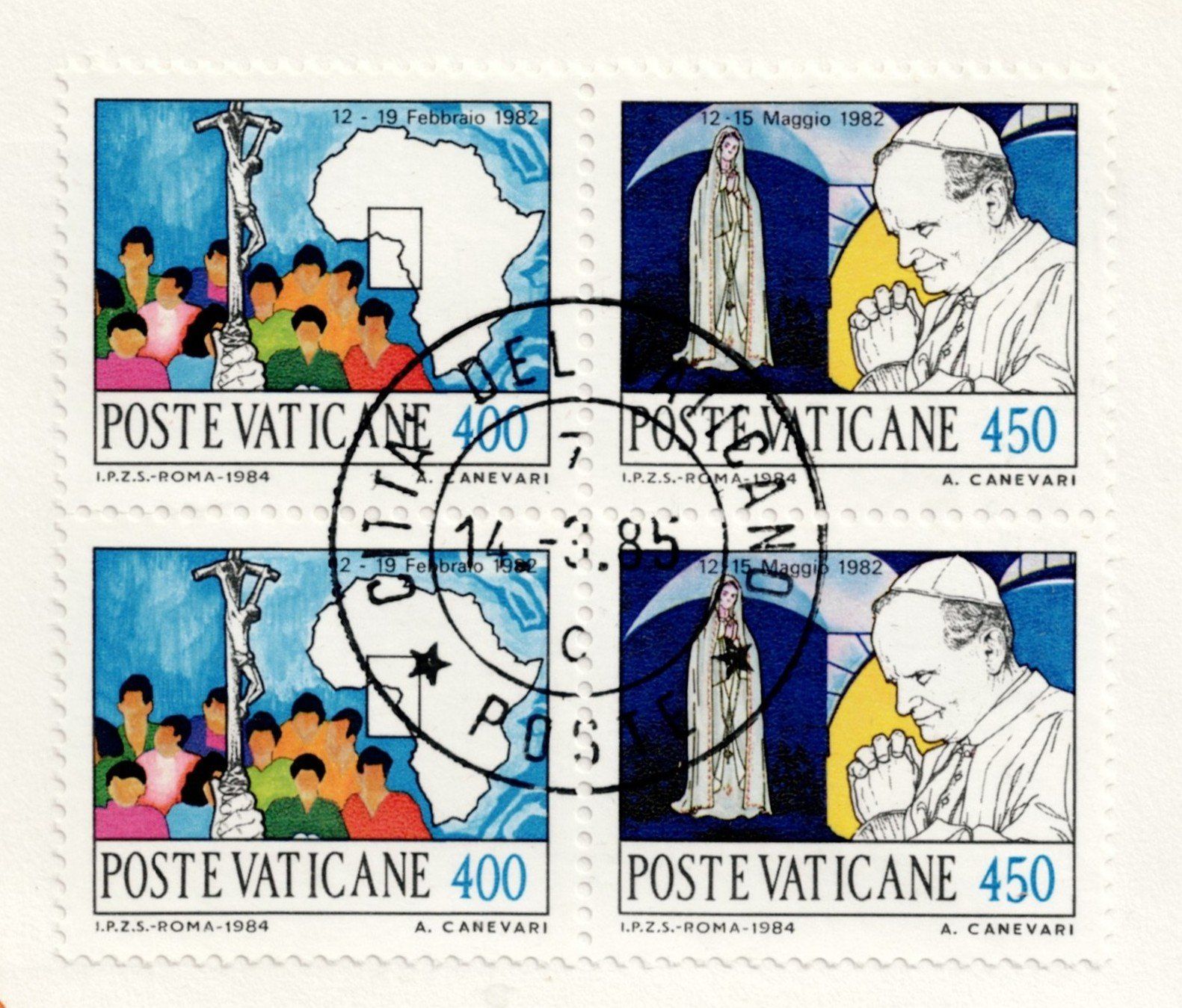 Banconote: Vaticano_1985_Banknotenbrief_mit ungefalteter Banknote – Nuovo (secondo la descrizione) da Hombrechtikon venduto da Fraese01 1