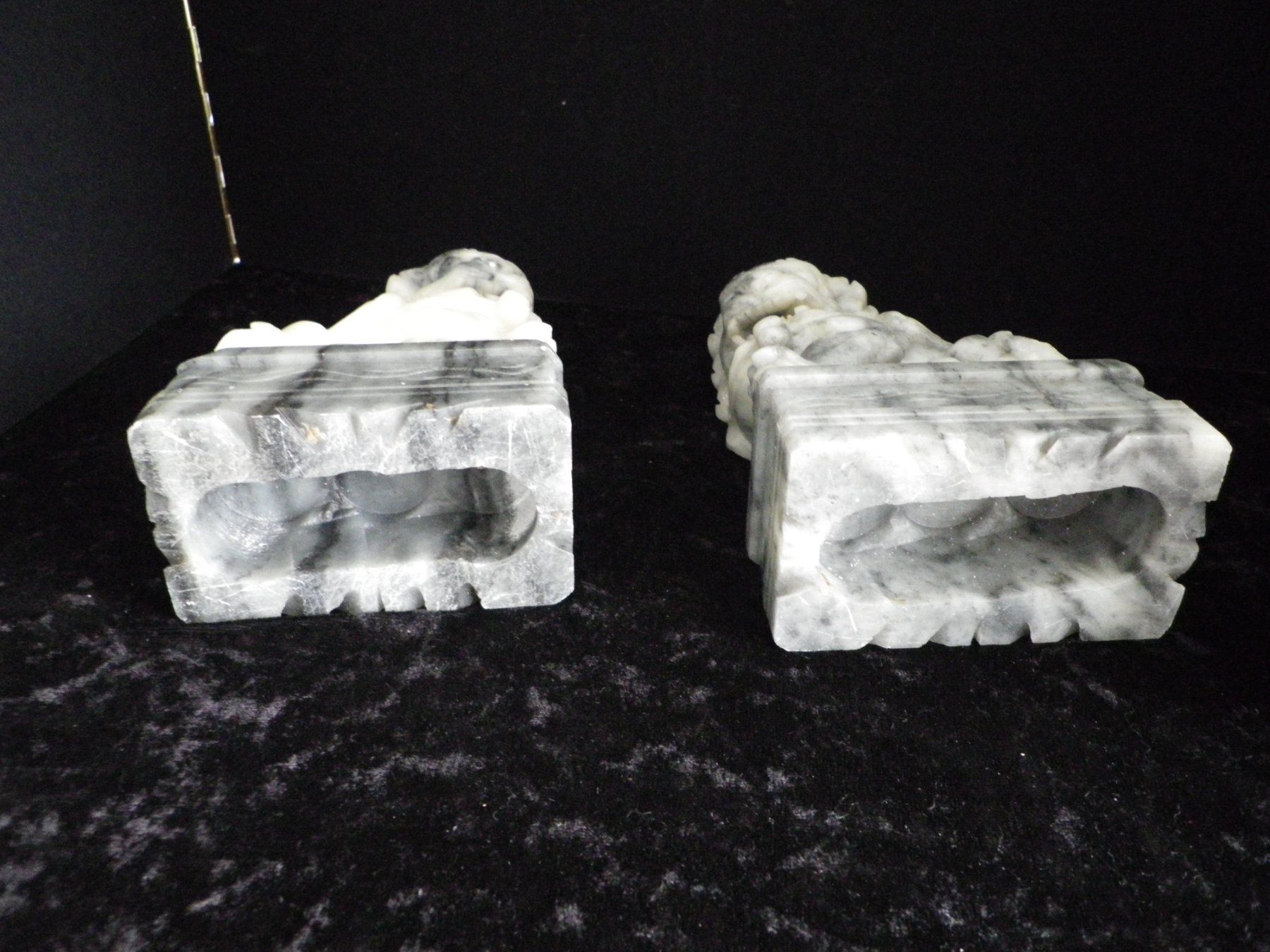 Statuette: Zwei Fu Hunde aus Marmor – Usato da Reinach BL venduto da Annodomini 7