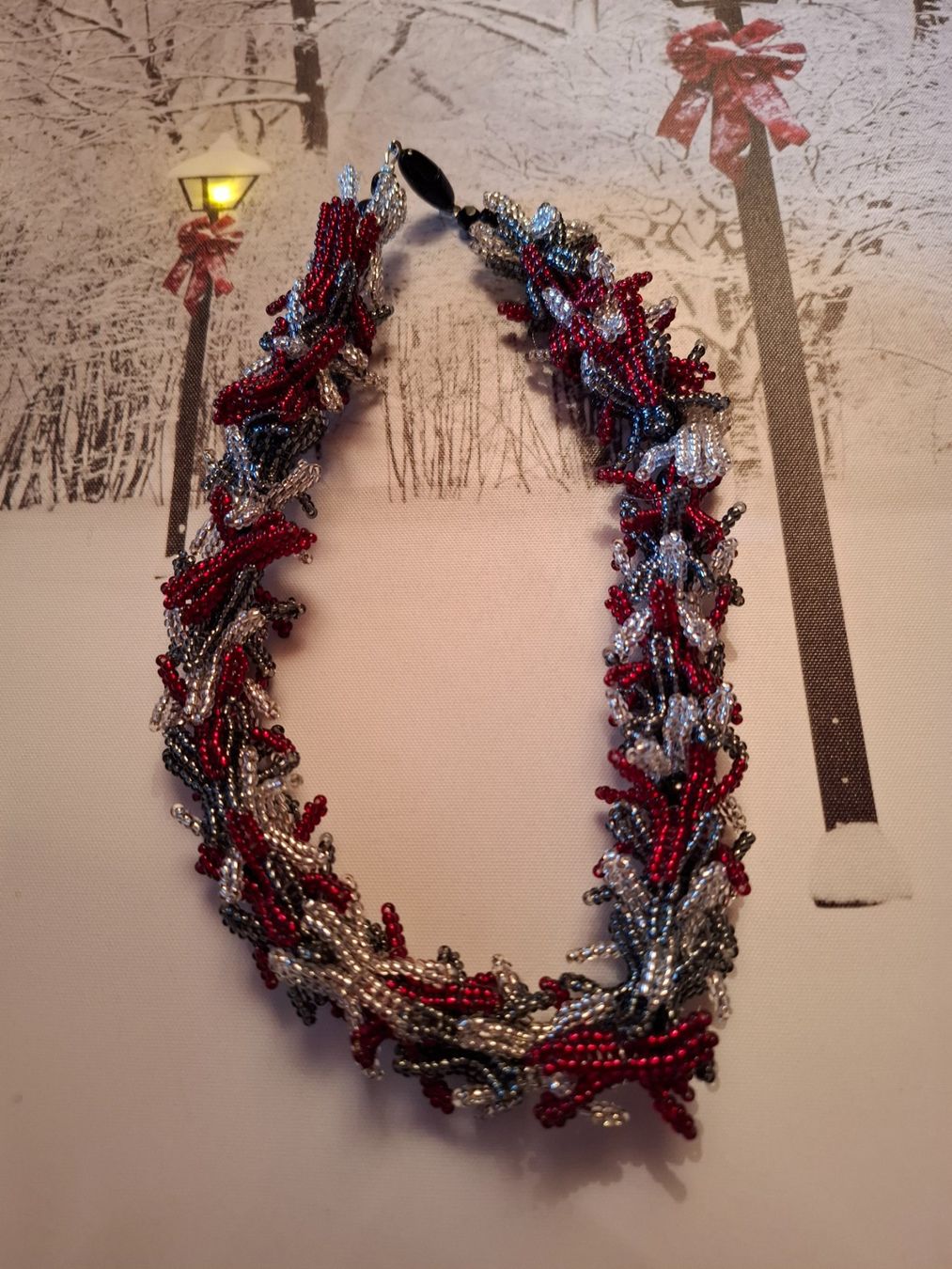 Sonstiger Schmuck: HANDGEFERTIGTE PERLENKETTE MIT ARMBAND – Neu (gemäss Beschreibung) aus Gretzenbach von schibaya 5