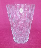 Kristall Glas Vase - 8-eckig - 14 x 20 cm