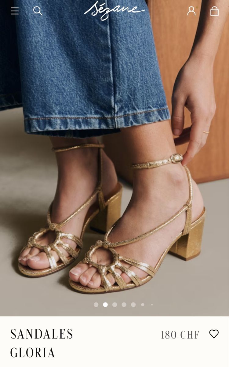 Sezane Scarpe da donna: Sandales Sezane Gloria – Usato da Puplinge venduto da Cechth