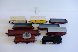 2 Märklin Loks digitalisiert und  7 Güterwagen. Ohne OVP