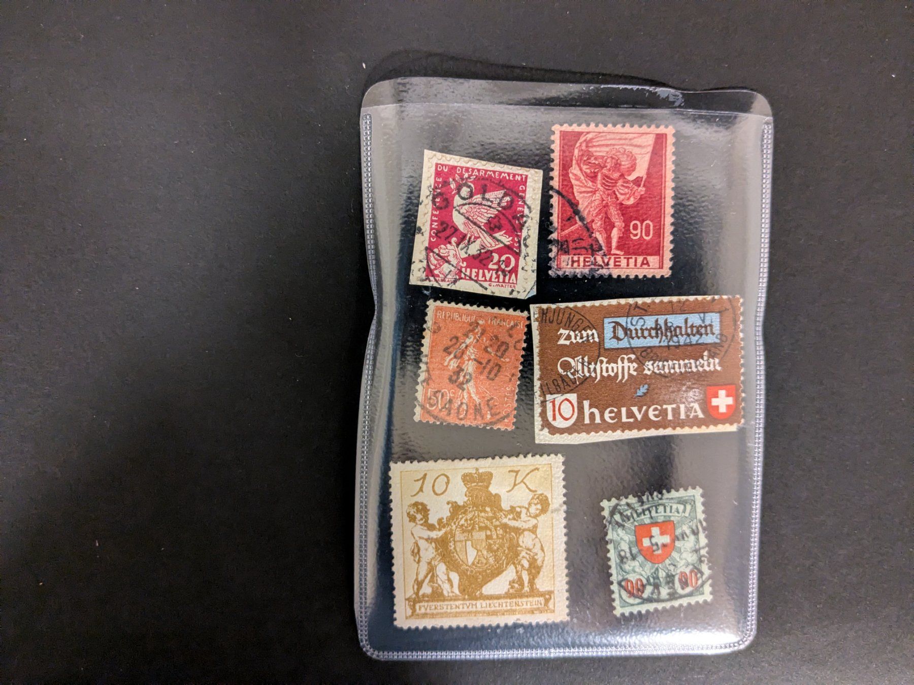 Tutti i francobolli: SAMMLER Briefmarken Helvetia – Usato da Thun venduto da Restwert_Thun 2