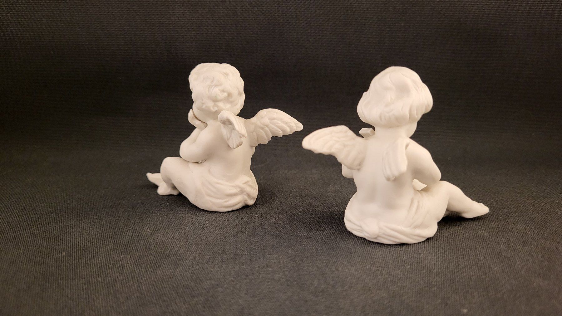 Statuette: 2 Engeli Bisquit-Porzellan – Usato da Basel venduto da spinne02 2
