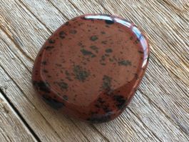 MAHAGONIOBSIDIAN  HANDSCHMEICHLER / TASCHENSTEIN