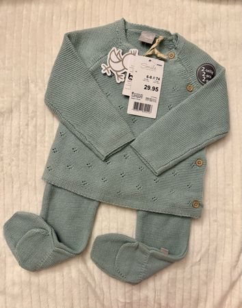 Baby Kleidung: Baby-Strickset neu mit Etikett