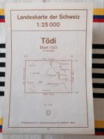 1193 Tödi🌞🌞1:25'000 Landeskarte der Schweiz