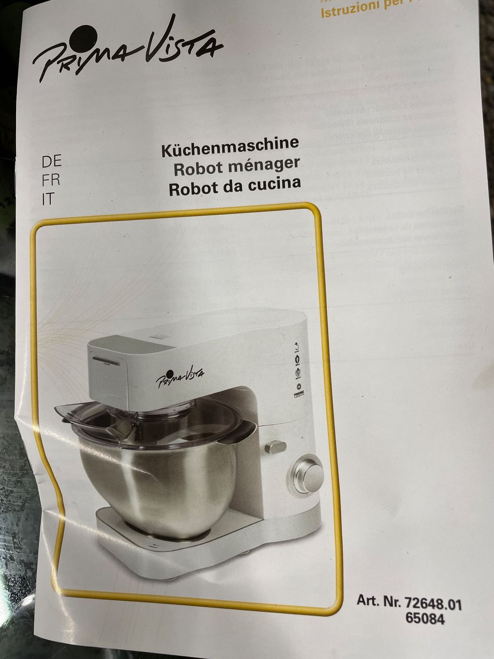 Elettrodomestici da cucina: Küchenmaschine PrimaVista 1700W – Nuovo (secondo la descrizione) da Ottenbach venduto da Frasa1 4