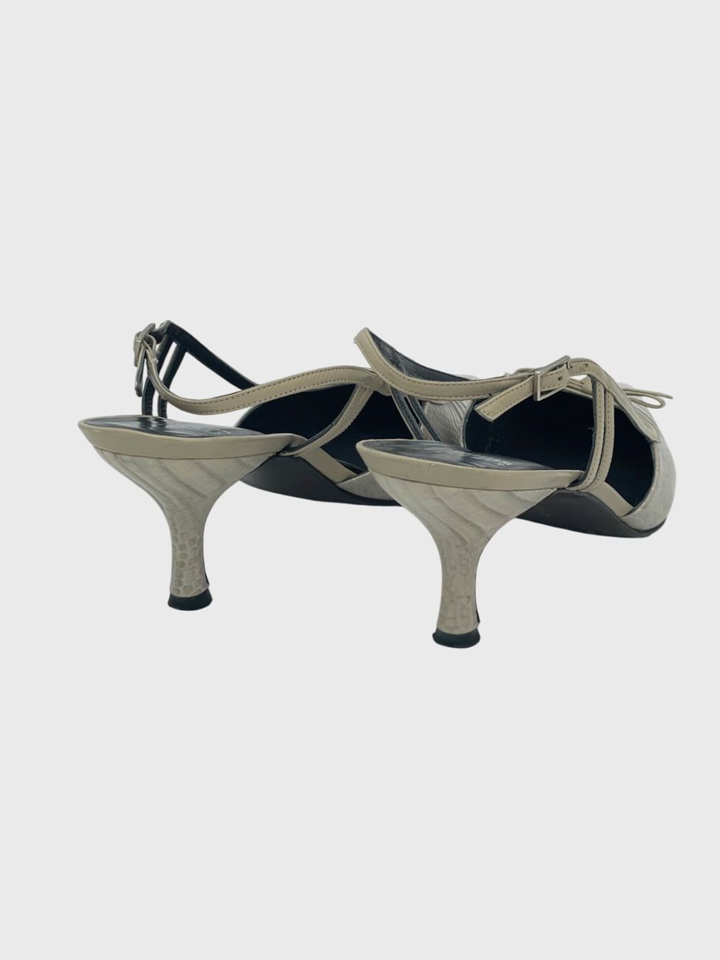 Stuart Weitzman Damenschuhe: Stuart Weitzman Slingback with Bow Slingback EU 42 Beige – Gebraucht aus Zürich von shoe_shop 3