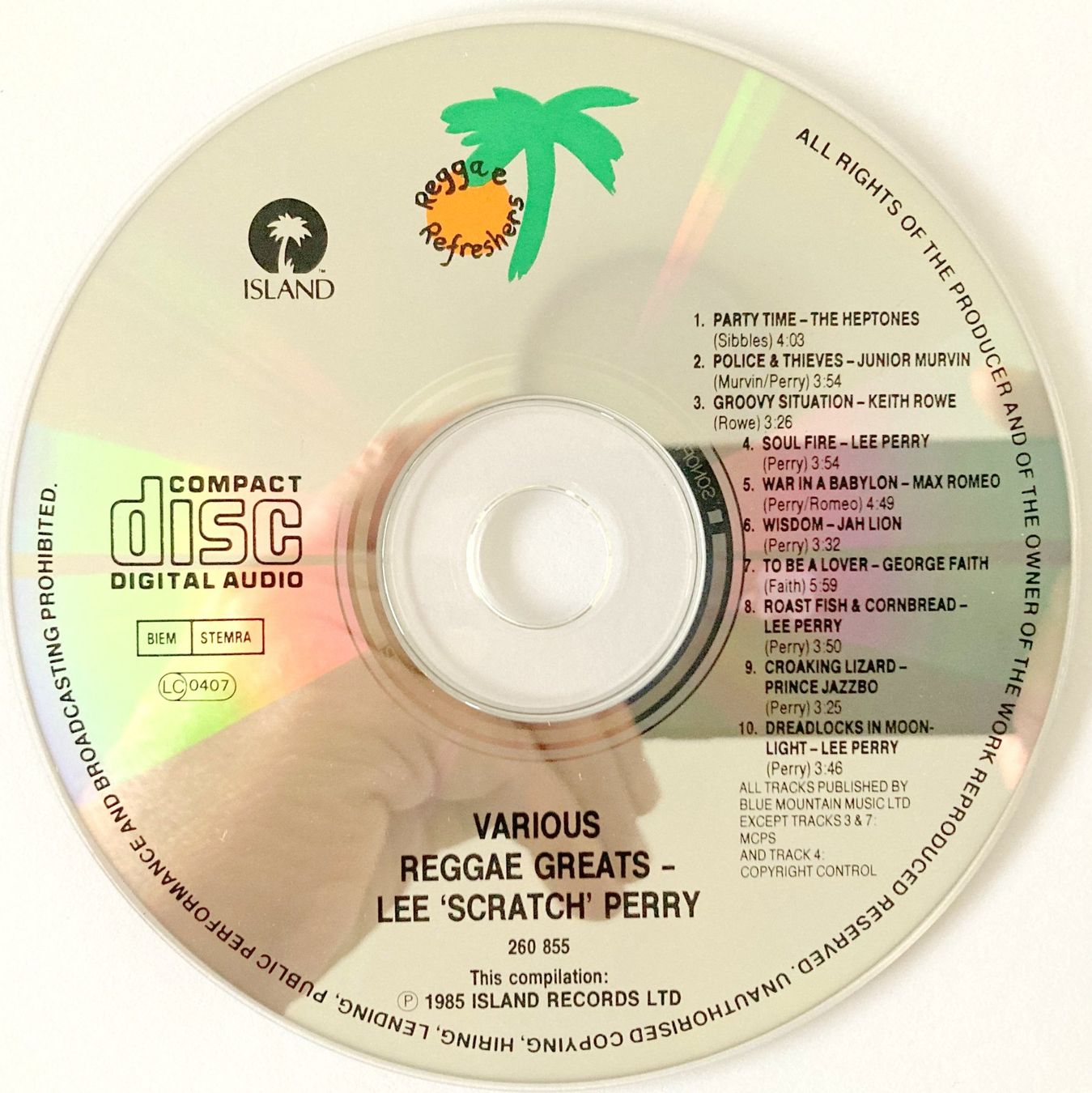 CD: LEE "SCRATCH" PERRY - REGGAE GREATS (1 CD) – Usato da Bottens venduto da hotter-than-hell 2