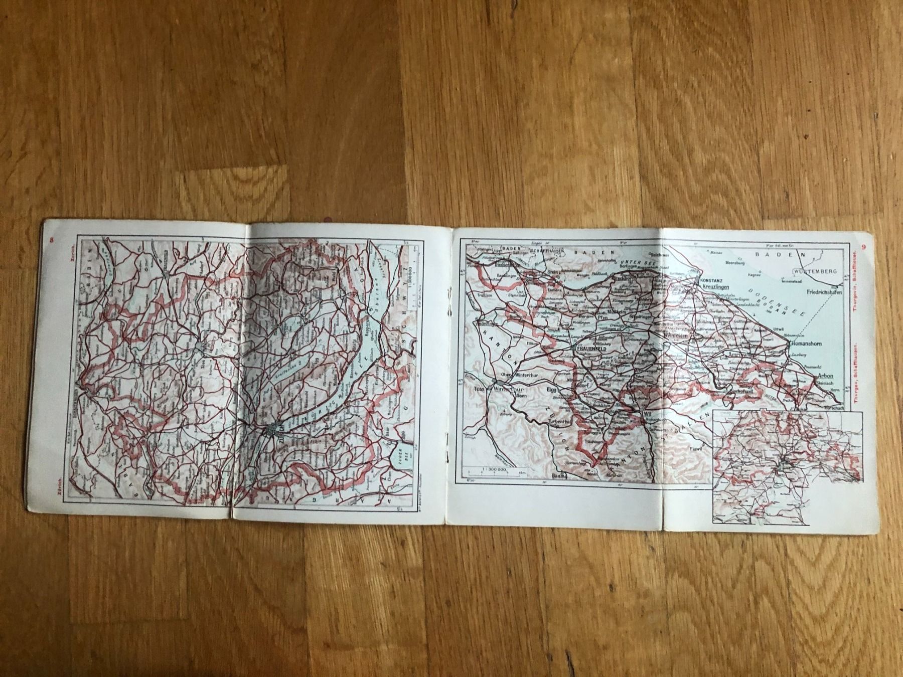 Landkarten & Atlanten: Taschen-Kärtchen der Strassen der Schweiz – Gebraucht aus Zürich von allp 4