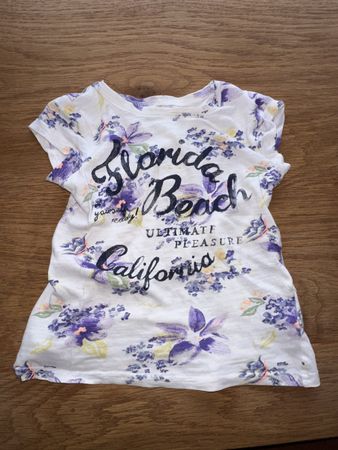 Süesses T-Shirt Gr. 110/116 für Mädchen, Sommer Look!