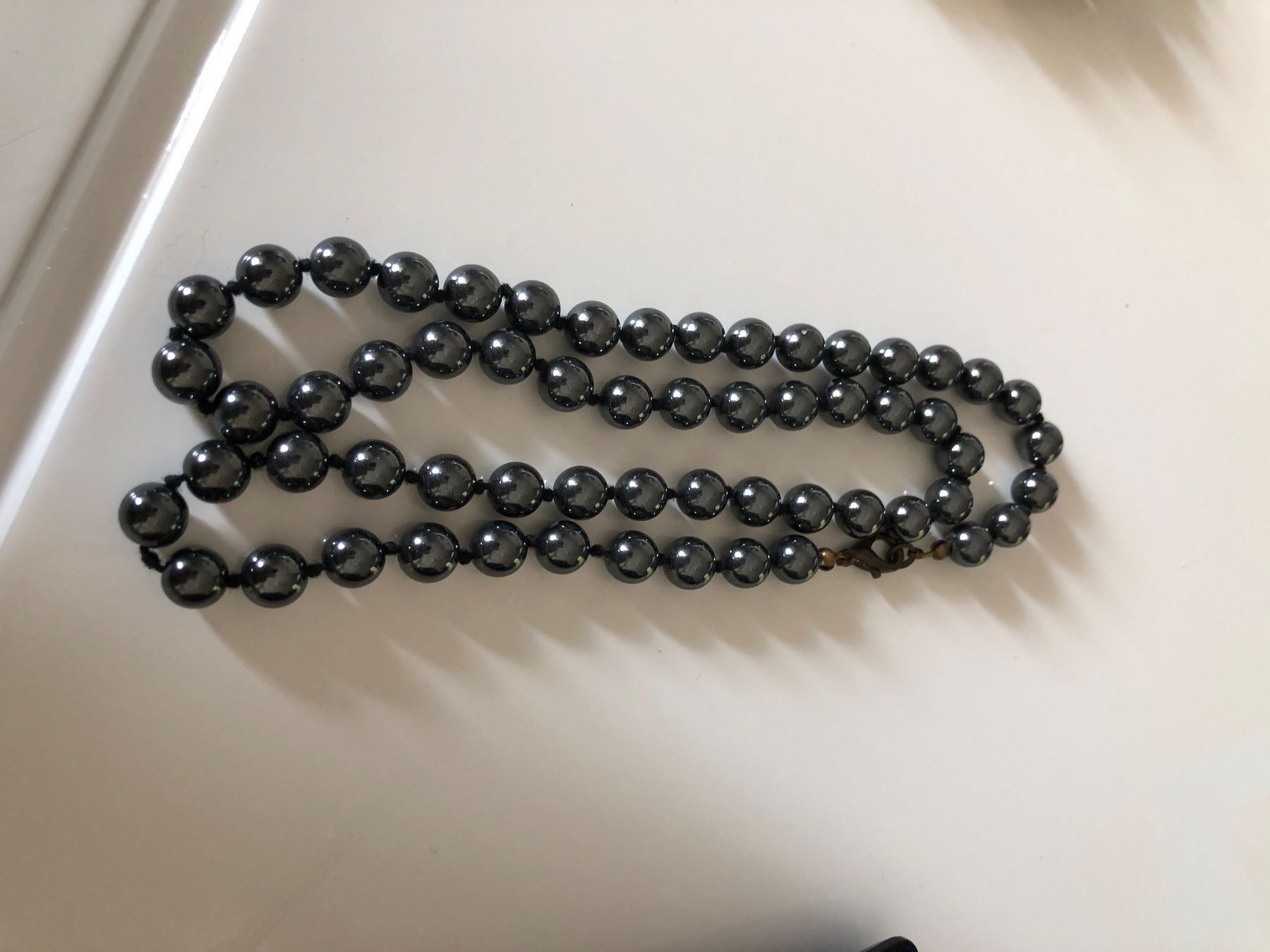 Catenine: Hämatitstein Blutstein Kette – Usato da Läufelfingen venduto da Original100 3