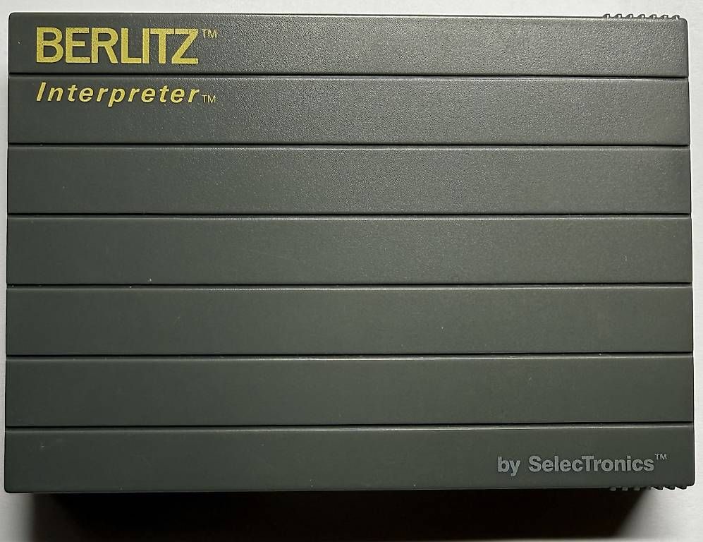 Registratori: Vintage Berlitz Interpreter Übersetzer  by SelecTronics – Usato da Brugg AG venduto da dom_b2bg