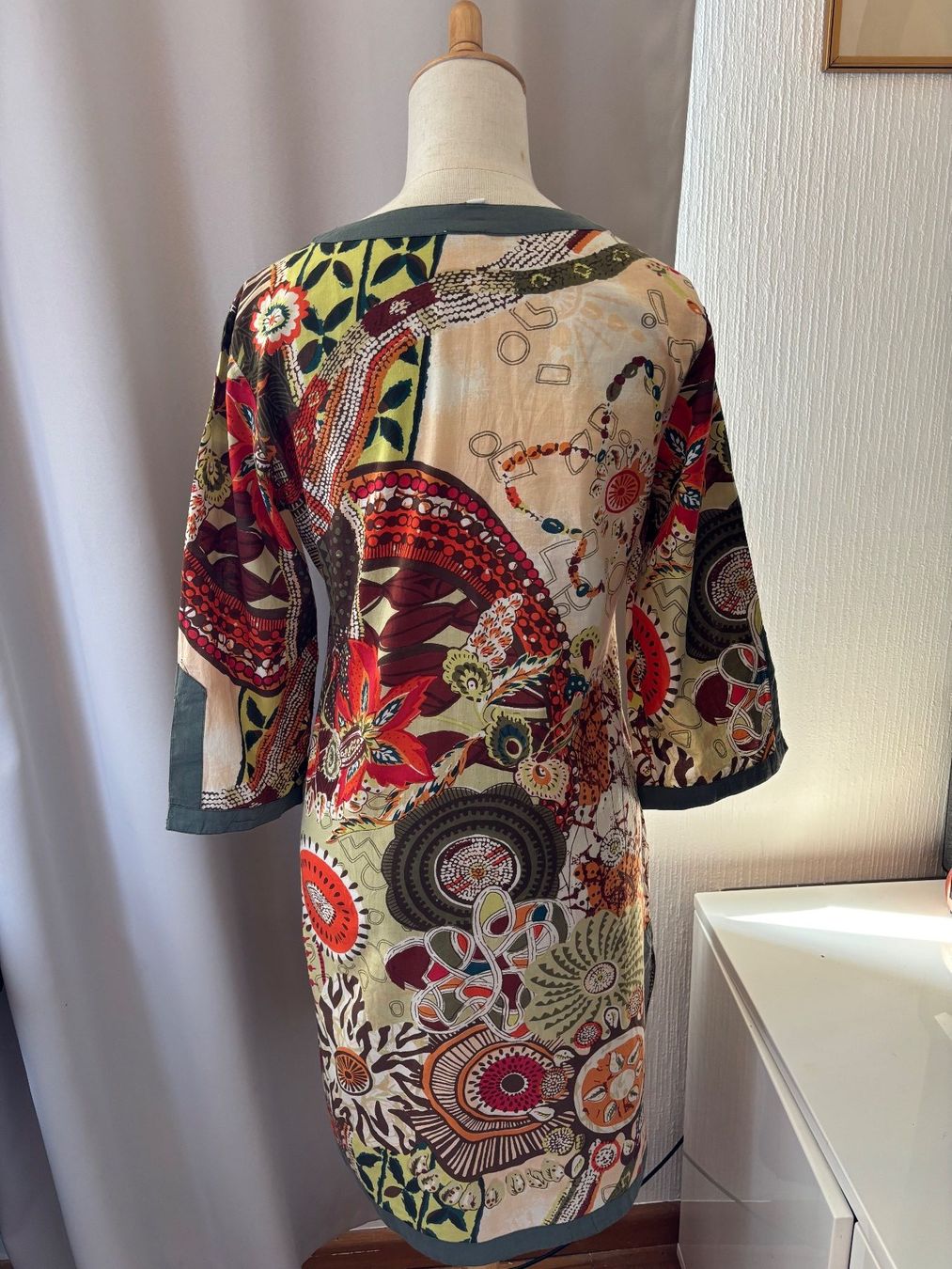 Tuniche: Tunike multicolore Jaqueline Riu taille 36 100% coton – Usato da Peseux venduto da Chimon59 2