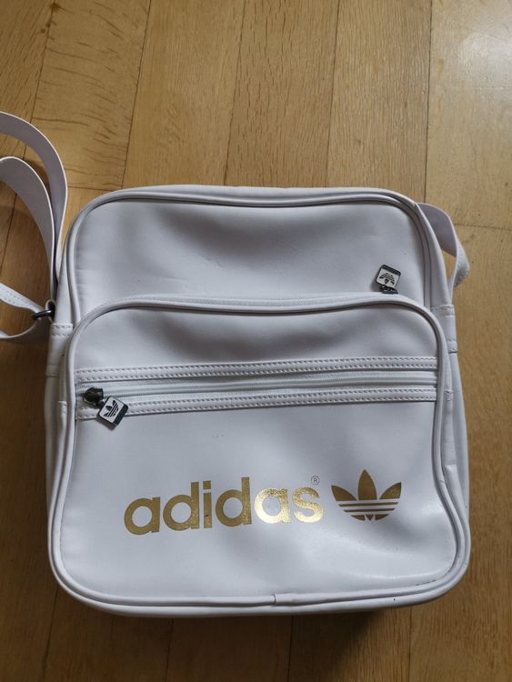 Adidas tasche cheap weiß silber