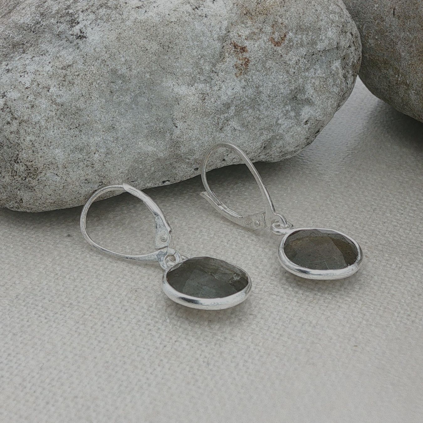 Olga Ribler Orecchini pendenti & Orecchini a lobo: Ohrringe 10 mm Labradorite Sterling  Silber 925 – Nuovo (secondo la descrizione) da Luzern venduto da Schmuckoutlet 5