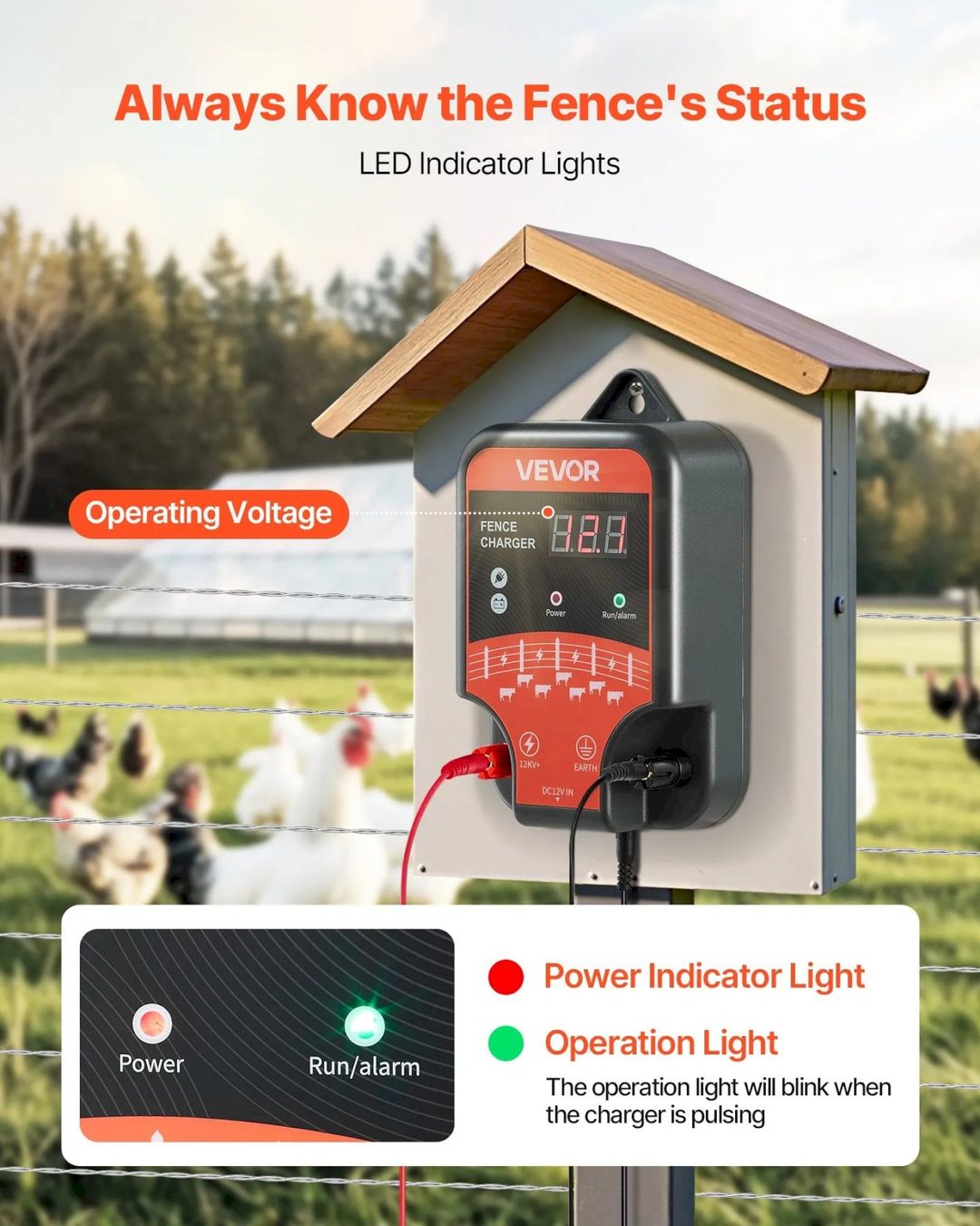 Altre attrezzature per stalle: VEVOR Weidezaungerät 12 kV – Nuovo e nell'imballaggio originale da Bottighofen venduto da zaap 4
