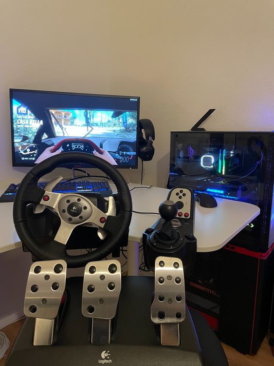 Logitech G25 Racing Wheel (Lenkrad) (Neu (gemäss Beschreibung)) in ...