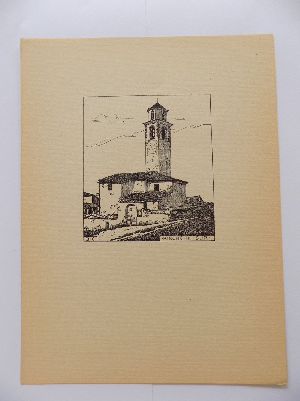 Stiche: Kirche in Sur – Gebraucht aus Risch von Rischli15