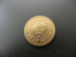 Medaille Zofingen 1 Taler 1987