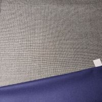 Italienischer Merino Stoff fein gewoben 1.5x1.5m nero bianco