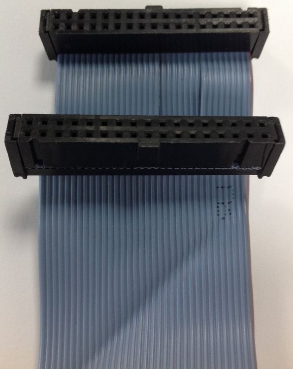 Flachband Kabel IDE Floppy Drive 3,5" 34Pin ca.29cm blau Kaufen auf