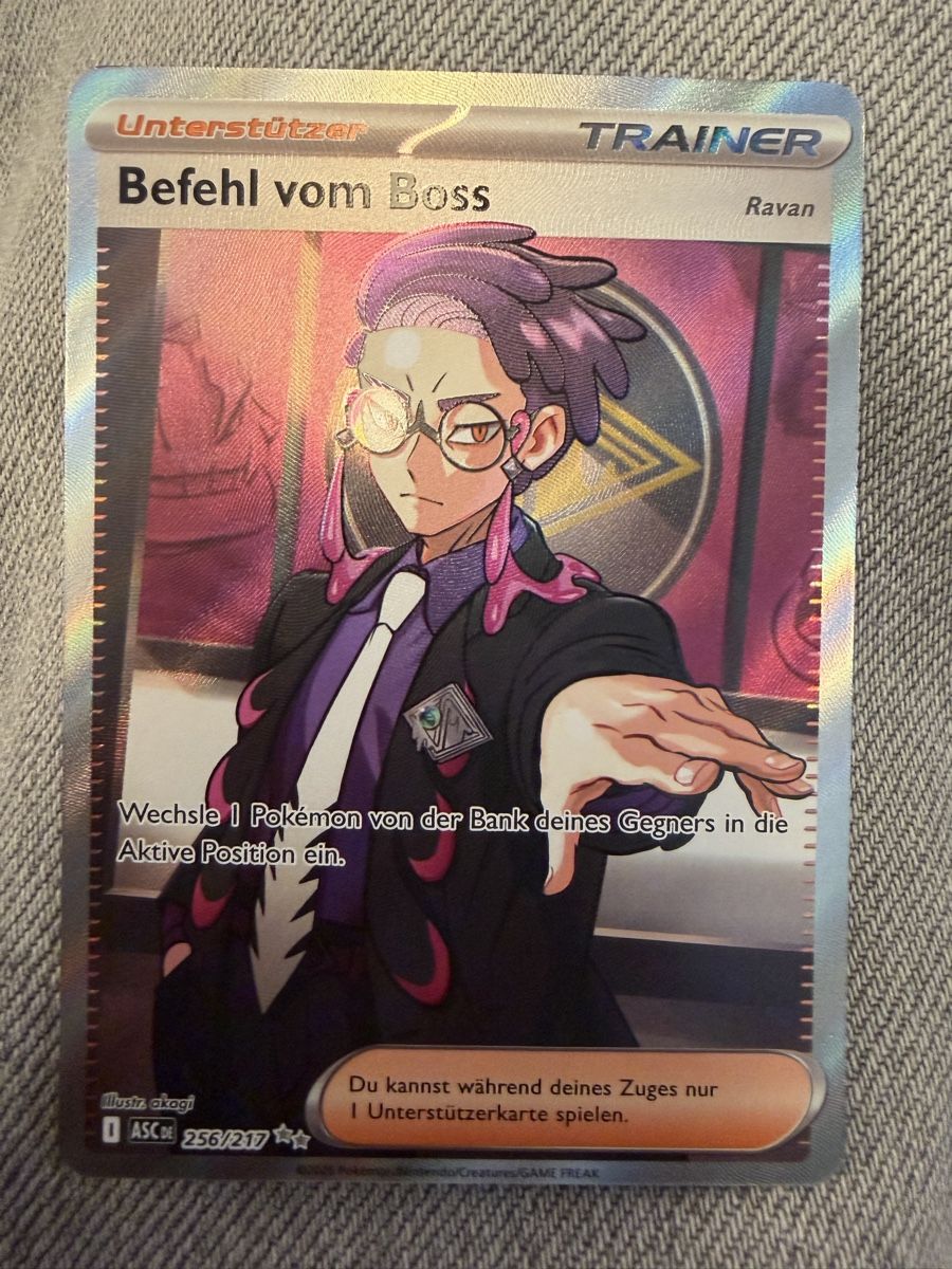 Pokémon Carte collezionabili: Befehl vom Boss Pokémon Karte – Nuovo (secondo la descrizione) da Widnau venduto da joe_s5jr