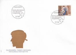 1993/94 852-54 Mensch und Beruf 3 FDC