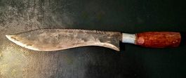 E. Messer Machete ziseliert handgeschmiedet antik Handarbeit