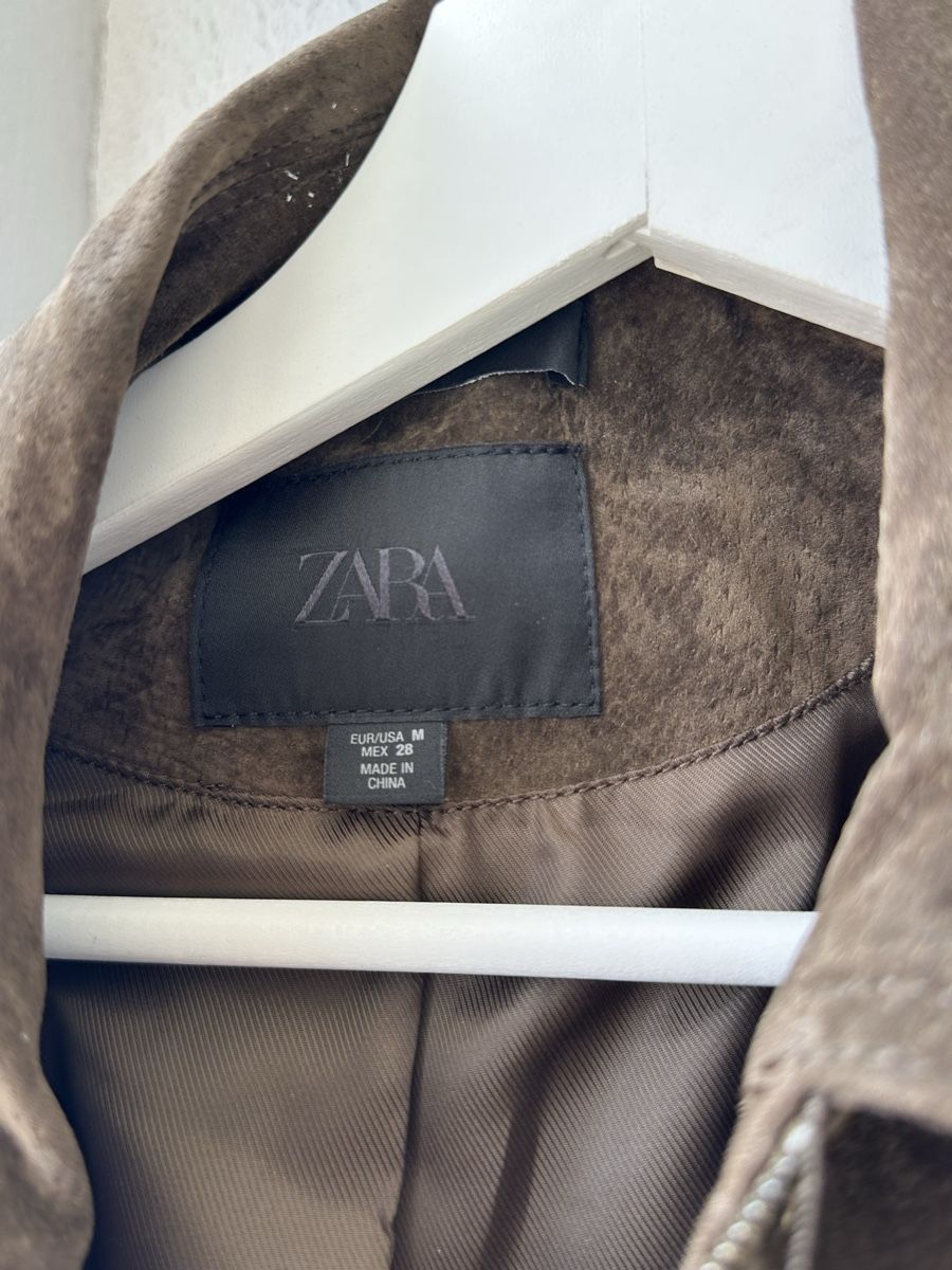 Zara Giacche: Zara Bomberjacke aus 100 % Wildleder – Nuovo (secondo la descrizione) da Lenzburg venduto da selabella 4