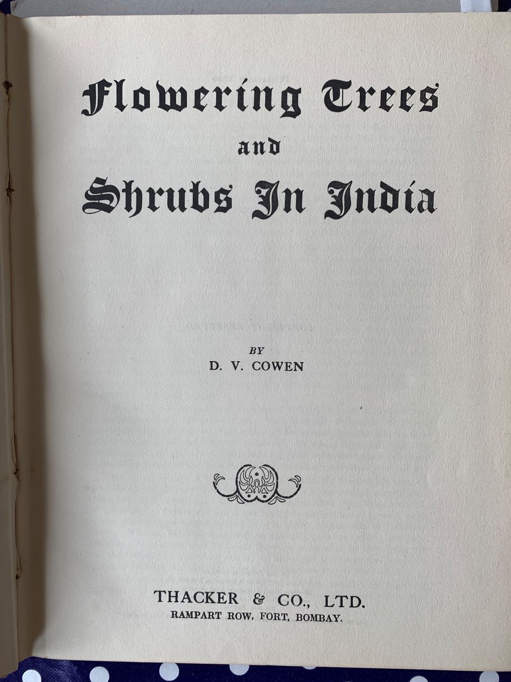 Libri: Flowering Trees ans Shrubs in India von 1950 – Usato da Basel venduto da Akinom50 6