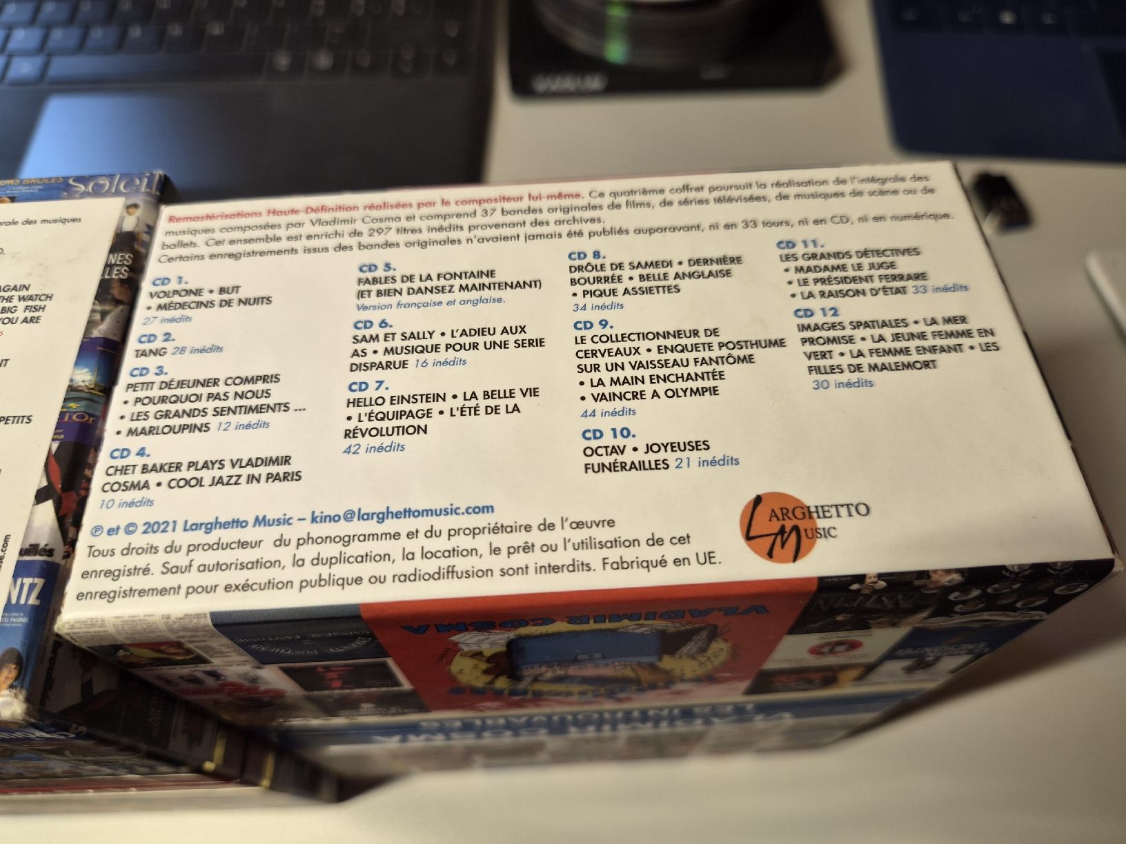 CD: VLADIMIR COSMA - 4 coffrets 63 CD – Nuovo (secondo la descrizione) da Yverdon-les-Bains venduto da sac_8ztx 7